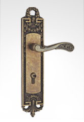 古典歐式麵板（bǎn）執手鎖 2632