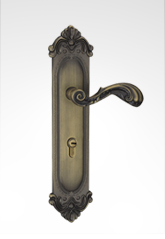 古典歐式麵板執手鎖 2666