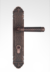 古（gǔ）典歐式麵板（bǎn）執手鎖 2698