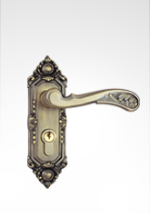 現代簡（jiǎn）約（yuē）小麵板執手門鎖 2806