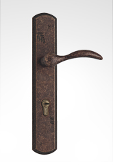 古典歐式麵板執手（shǒu）銅鎖（suǒ） 26B33