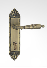 古典小麵板執手銅（tóng）鎖 29B09