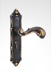 古（gǔ）典小麵板（bǎn）執手銅鎖（suǒ） 29B08