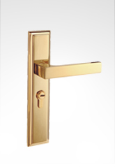 古典小麵板執手銅鎖 29B03